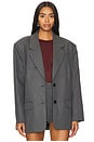 view 1 of 6 VESTE PAULA in Dark Grey Melange