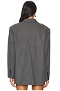 view 4 of 6 Paula Blazer in Dark Grey Melange