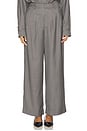 view 1 of 6 Zeffy High Waisted Pants in Dark Grey