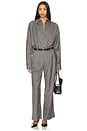 view 5 of 6 Zeffy High Waisted Pants in Dark Grey