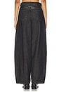 view 4 of 6 JEAN BARREL TAILLE HAUTE JUNIA in Black