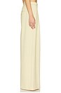 view 3 of 6 Stacy Mid Waist Pants in Pale Hay Melange