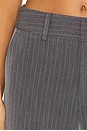 view 6 of 6 Joelle Pants in Grey Pinstripe