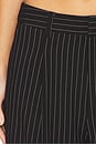 view 6 of 6 БРЮКИ AVANA HIGH WAISTED in Black Pinstripe