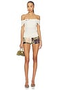 view 4 of 4 Laily Off Shoulder Top in Egret