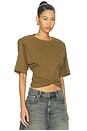 view 2 of 4 CAMISETA BETTY in Military Olive Green