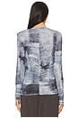 view 3 of 4 Areen Blouse in Blue Denim