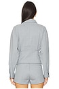 view 3 of 4 Paulia Melange Shirt in Blue