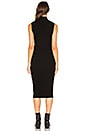 view 3 of 3 The Sleeveless Turtleneck Dress in Black