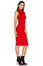 view 2 of 3 The Sleeveless Turtleneck Sweater Dress in Red