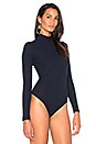 view 3 of 5 The Turtleneck Bodysuit in Navy