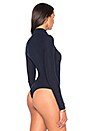 view 4 of 5 The Turtleneck Bodysuit in Navy