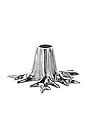 view 1 of 3 SOPORTE PARA VELAS GARDEN GLORY MINI ROOT CANDLE HOLDER in Silver