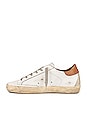 view 5 of 6 Superstar Sneaker in White & Light Brown