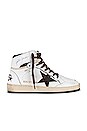 view 1 of 6 Sky Star Shoe in White, Beige, & Chocolate Brown