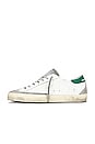 view 5 of 6 Super Star Leather Suede Toe in White, Grey, & Green
