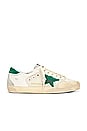 view 1 of 6 Super Star Nylon And Nappa Leather Star in White, Green, & Ice