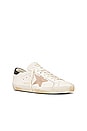view 2 of 6 Super Star Nappa Suede Star in White, Pink, & Black