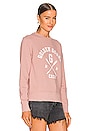 view 2 of 4 Journey Sweatshirt in Woodrose & White