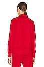 view 4 of 5 Denise Track Jacket in Tango Red & White