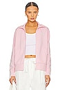view 1 of 6 Denise Track Jacket in Rose Shadow & White
