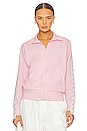 view 2 of 6 Denise Track Jacket in Rose Shadow & White