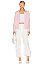 view 5 of 6 Denise Track Jacket in Rose Shadow & White