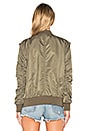 view 3 of 4 Sunset Bomber Jacket in Green