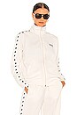view 2 of 5 Denise Track Jacket in Papyrus & Black