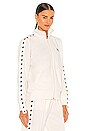 view 3 of 5 Denise Track Jacket in Papyrus & Black