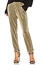 view 1 of 4 PANTALONES DELE in Gold Lurex