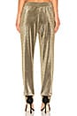 view 3 of 4 PANTALONES DELE in Gold Lurex