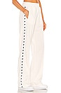 view 2 of 5 Dorotea Wide Leg Pant in Papyrus & Black