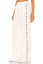 view 3 of 5 Dorotea Wide Leg Pant in Papyrus & Black
