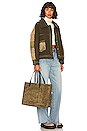 view 5 of 5 Golden Pasadena Bag in Military Green