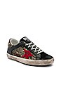 view 2 of 6 ZAPATILLA DEPORTIVA SUPERSTAR in Silver Gold Glitter & Red Star