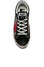 view 4 of 6 ZAPATILLA DEPORTIVA SUPERSTAR in Silver Gold Glitter & Red Star