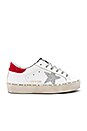 view 1 of 6 ZAPATILLA DEPORTIVA HI STAR in White, Red & Swarovski Star
