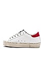 view 5 of 6 ZAPATILLA DEPORTIVA HI STAR in White, Red & Swarovski Star