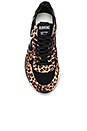 view 4 of 6 Running Sole Sneaker in Leopard & White Star