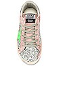 view 4 of 6 Superstar Sneaker in Silver Glitter & Pink