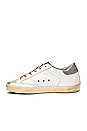 view 5 of 6 Superstar Sneaker in White Canvas & Fluorescent