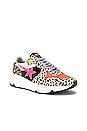 view 2 of 6 Running Sole Sneaker in Zoo Puzzle & Pink Fluo