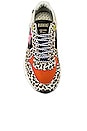 view 4 of 6 Running Sole Sneaker in Zoo Puzzle & Pink Fluo