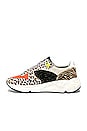 view 5 of 6 Running Sole Sneaker in Zoo Puzzle & Pink Fluo