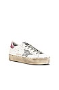 view 2 of 6 Hi Star Sneaker in White, Pink Laminated & Silver Glitter Star