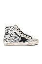 view 1 of 6 SNEAKERS FRANCY in Zebra Glitter & Black Star