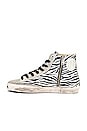 view 5 of 6 SNEAKERS FRANCY in Zebra Glitter & Black Star