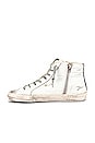 view 5 of 6 Slide Sneaker in White Shearling & Black Star
