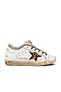 view 1 of 6 Superstar Sneaker in White & Leopard